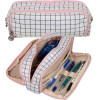 Maaleo Triple Foldable Pencil Case - Checkered 24514 - (17816-0)