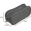 Maaleo Triple Folding Pencil Case - Gray 24512 - (17812-0)