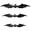 Malatec Bat - Decoration Set Of 3 22004 - (16897-0)