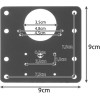 Malatec Hinge Repair Plate 4pCs 23032 - (17368-0)