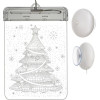 Malatec Led 3D Stained Glass - Christmas Tree - (15581-0)