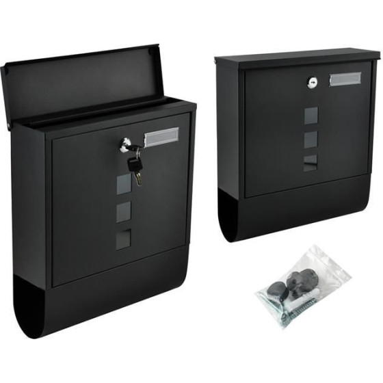Malatec Mailbox - Black - (12987-0)
