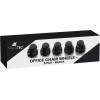 Malatec Office Chair Wheels - 5 Pcs - Black - (13986-0)