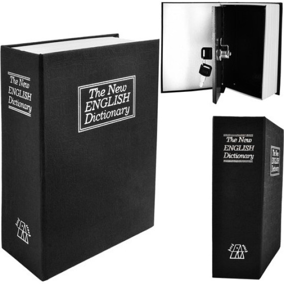 Malatec Safe - Box Hidden In a Book 18cmx11.5cm - (12908-0)