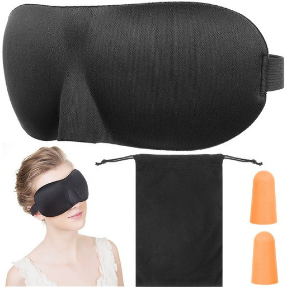 Malatec Sleeping Mask + Earplugs - (14926-0)