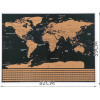 Malatec World Map Scratch Card With Flags 23443 - (17701-0)