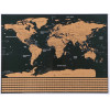 Malatec World Map Scratch Card With Flags 23443 - (17701-0)