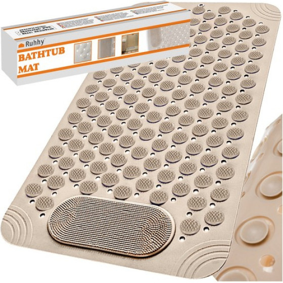 Ruhhy 24495 Anti-Slip Bathroom Mat - (17932-0)