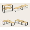 Ruhhy Bamboo Kitchen Shelf - 2 Pcs 25661 - (18107-0)