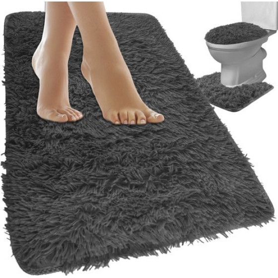 Ruhhy Bath Mat - Set - Gray 24353 - (17731-0)