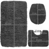 Ruhhy Bath Mat - Set - Gray 24353 - (17731-0)