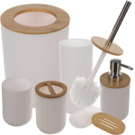 Ruhhy Bathroom Accessories Set - White 24635 - (17843-0)
