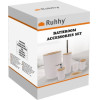 Ruhhy Bathroom Accessories Set - White 24635 - (17843-0)