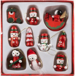 Ruhhy Baubles/Christmas Tree Pendants 10pCs 22943 - (17120-0)