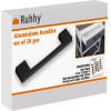 Ruhhy Black Furniture Handle - 10 pcs. 24190 - (17733-0)