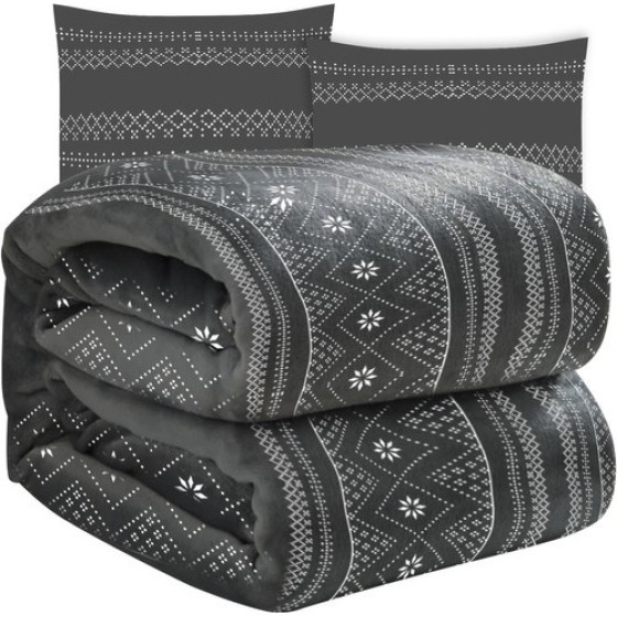 Ruhhy Blanket 1.6x2m + 2x Pillowcase 22598 - (17194-0)