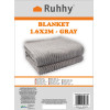 Ruhhy Blanket 1.6x2m - Gray 24494 - (17923-0)