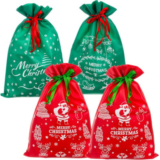 Ruhhy Christmas Bags - Set Of 4 24961 - (17973-0)