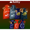 Ruhhy Christmas Bags - Set Of 8 22251 - (17156-0)