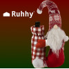 Ruhhy Christmas Elf With Bottle Bag 22508 - (17054-0)