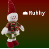 Ruhhy Christmas Snowman - Telescopic 95cm 22331 - (17043-0)