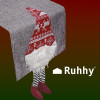 Ruhhy Christmas Table Runner 180x33cm 22501 - (16921-0)