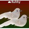 Ruhhy Christmas Tree Baubles - Birds 2 pcs. 22338 - (16920-0)