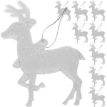 Ruhhy Christmas Tree Baubles - Reindeer 9pCs 22517 - (17031-0)