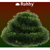 Ruhhy Christmas Tree Garland - Green 6m 22308 - (17167-0)