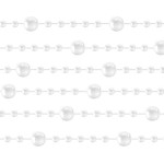 Ruhhy Christmas Tree Garland - Pearls 5m 22499 - (17036-0)
