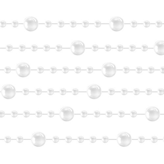 Ruhhy Christmas Tree Garland - Pearls 5m 22499 - (17036-0)