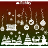Ruhhy Christmas Window Stickers 22253 - (17084-0)