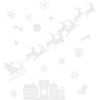Ruhhy Christmas Window Stickers 22305 - (17074-0)