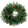 Ruhhy Christmas Wreath For Door Decorative Ornament Ornament 60cm Dense Xxl - (16944-0)