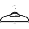 Ruhhy Clothes Hanger 20pCs - Black 22536 - (17021-0)