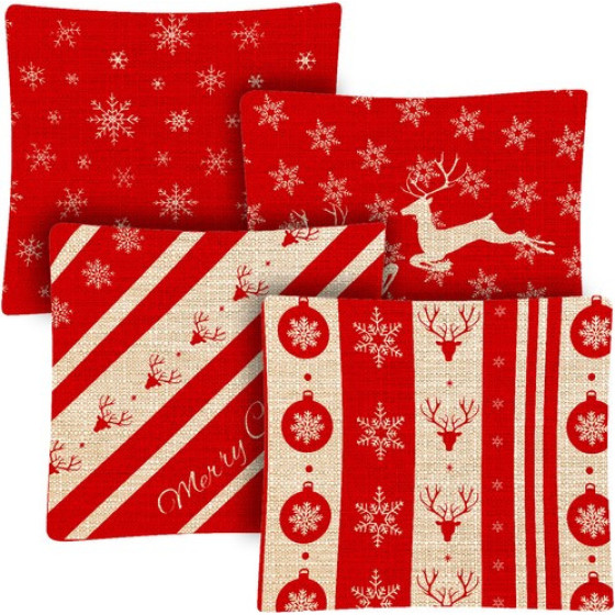 Ruhhy Decorative Pillowcase 45x45cm - Set Of 4 - (18005-0)