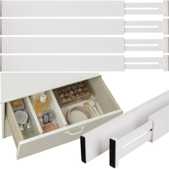 Ruhhy Drawer Organizer White 25632 - (18104-0)