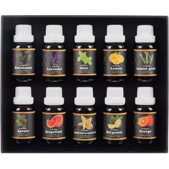 Ruhhy Essential Oil - Set Of 10 pcs. 15 Ml 21938 - (16985-0)