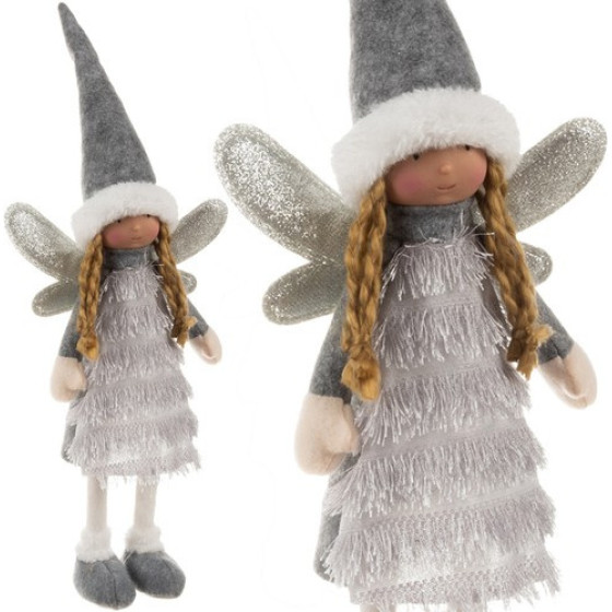 Ruhhy Fairy - Christmas Figurine Gray 22343 - (17050-0)