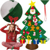 Ruhhy Felt Christmas Tree With Ornaments 24856 - (18013-0)