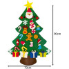 Ruhhy Felt Christmas Tree With Ornaments 24856 - (18013-0)