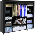 Ruhhy Folding Fabric Wardrobe 170x170cm 23740 - (17801-0)