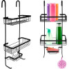 Ruhhy Hanging Shower Shelf - Black - (15465-0)