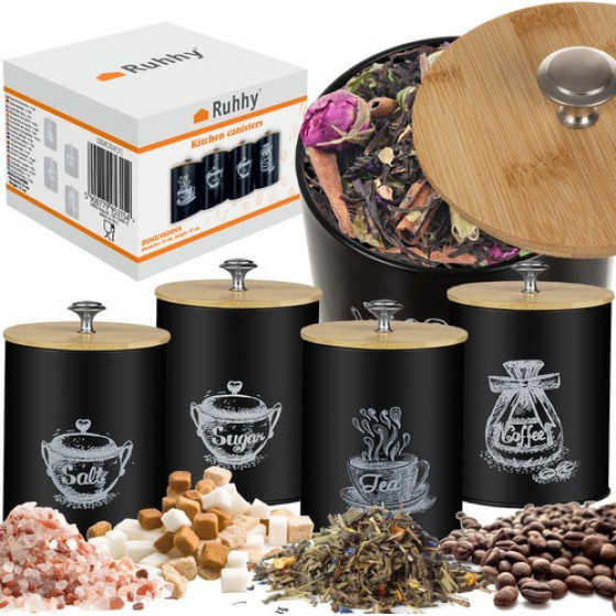 Ruhhy Kitchen Containers - 4 Pcs 24578 - (17916-0)