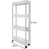 Ruhhy Kitchen/Bathroom Shelf On Wheels 24291 - (17787-0)