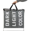 Ruhhy Laundry Basket - 3 Compartments On a Foldable Frame - (14991-0)