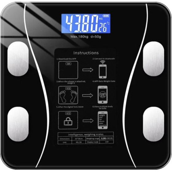 Ruhhy Lcd Bathroom Scale - Analytical 22525 - (17269-0)