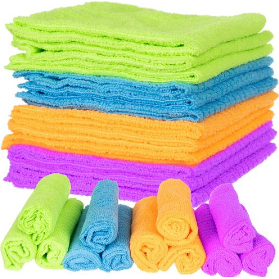Ruhhy Microfiber Cloths - Set Of 12 - (12789-0)