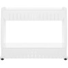 Ruhhy Mobile Kitchen Shelf On wheels, White - (14947-0)