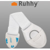 Ruhhy Security - Lock For Cabinets 10 pcs. White - (12461-0)